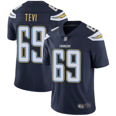 Los Angeles Chargers NFL Football Sam Tevi Navy Blue Jersey Men Limited #69 Home Vapor Untouchable->los angeles chargers->NFL Jersey